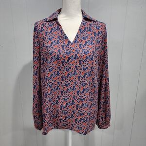 Banana Republic Floral Blouse Small